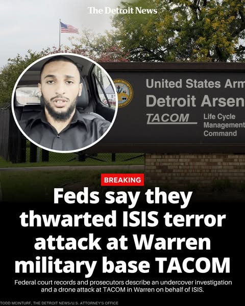 Ammar Abdulmajid Mohamed Said, Michigan Resident, Arrested for Mass Shooting Plot at U.S. Army Base in Warren, MI