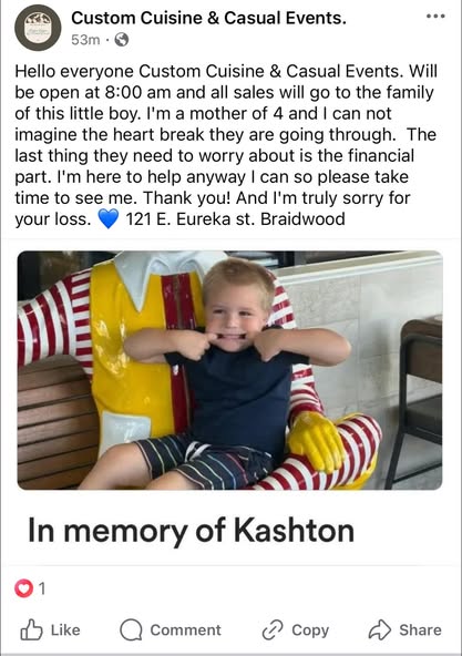 Kashton Vogler Custer Park IL Obituary, Death: Son of Reed-Custer High School Athletic Director died at 3
